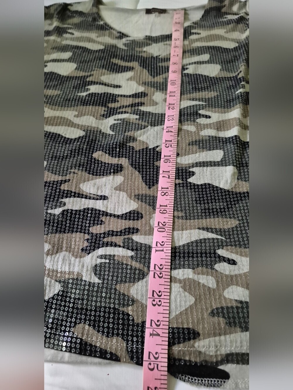 Crosby Sequin Camouflage Tee (Box C) - Picture 5 of 5